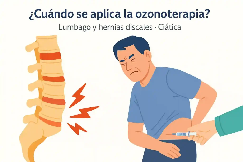 Ozonoterapia médica hernia discal ciática